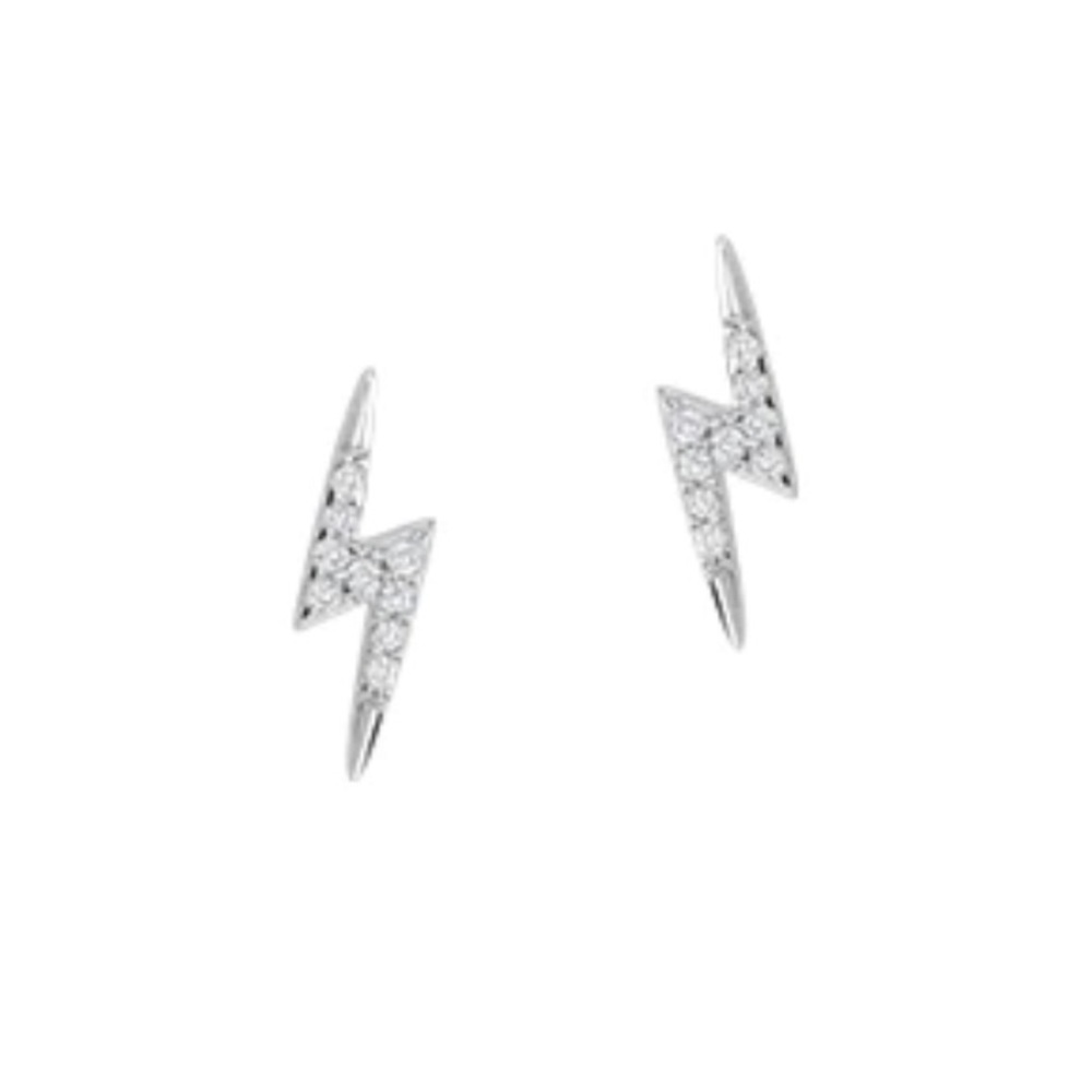 Tocara Olivia earrings sterling silver and diami